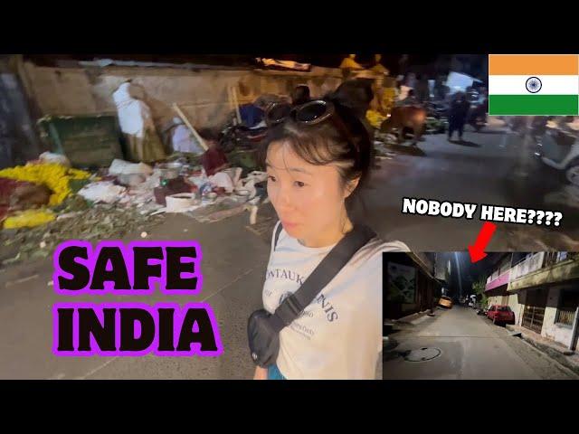 Is India Really Safe for a Korean Girl at NIGHT?  My Honest Pondicherry Travel Vlog!⭐️