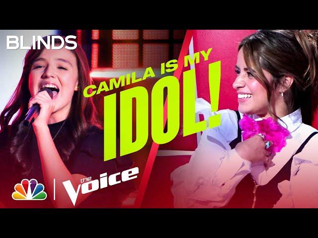 Thirteen-Year-Old Reina Ley Performs Mariachi Song "Cielito Lindo" | The Voice Blind Auditions 2022