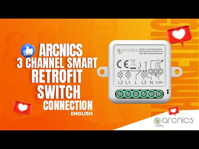 Arcnics 3 Node Smart Switch Installation | #homeautomation #arcnics #smartswitch