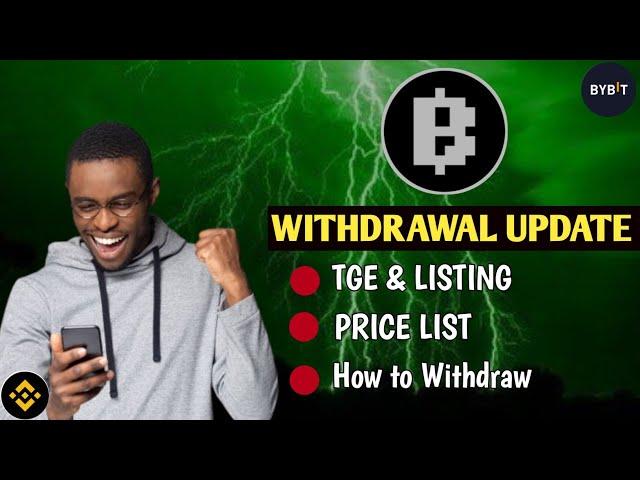 Blum Withdrawal Update | TGE & Listing Date | Price