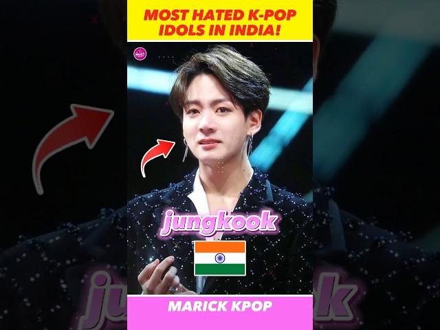 Top 3 Most Hated K-pop Idols in India  #kpop #shorts