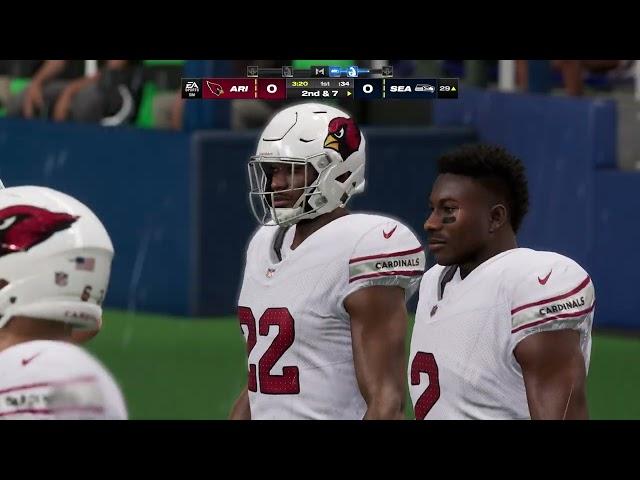 Madden NFL 24 Gameplay: Arizona Cardinals vs Seattle Seahawks - (Xbox Series X) [4K60FPS]