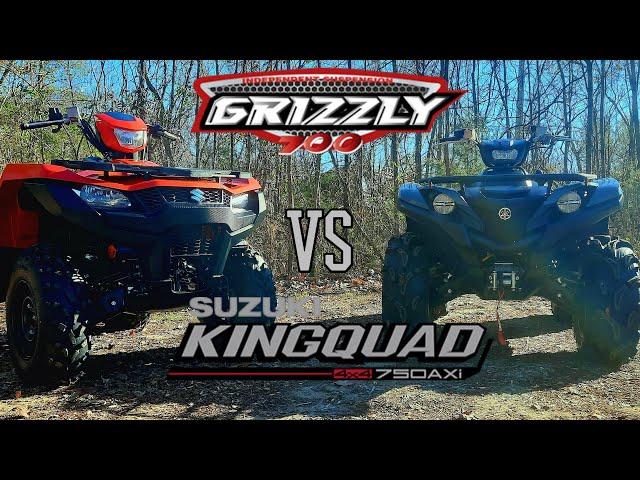 Grizzly 700 vs KingQuad 750! 2023 Full Shootout!