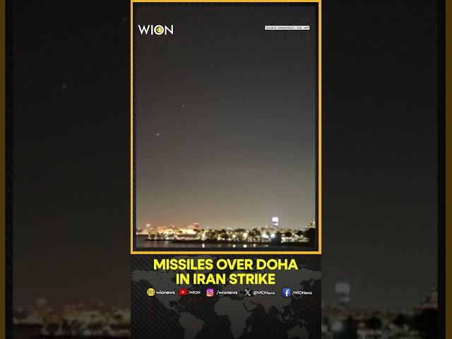 Israel-Iran War: Missiles Fly Over Doha as Iran Strikes US Military Base | WION Shorts
