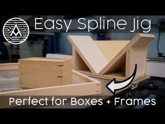 How to Build a Spline Jig and Spline a Miter