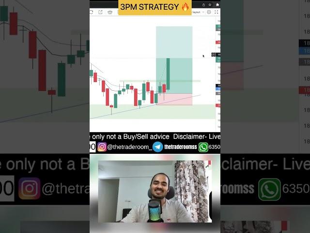 3pm strategy  #stockmarket #intradaytrading #banknifty #nifty50 #nifty #smc #traptrading