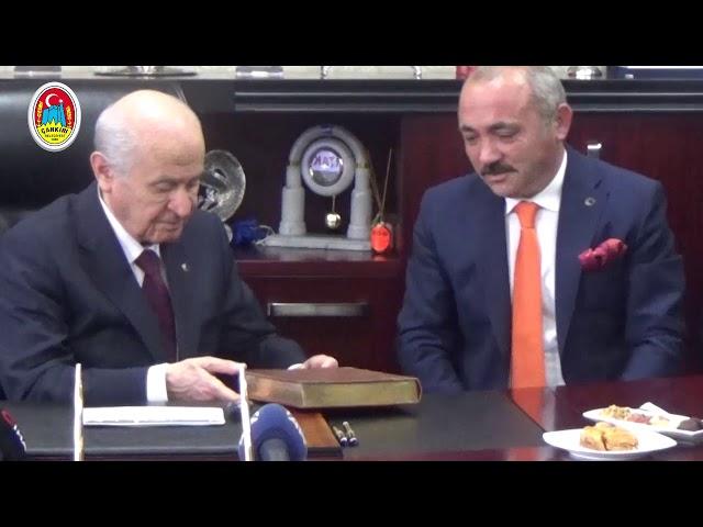 Bilge Lider Devlet Bahçeli'nin Çankırı Belediyesi Ziyareti