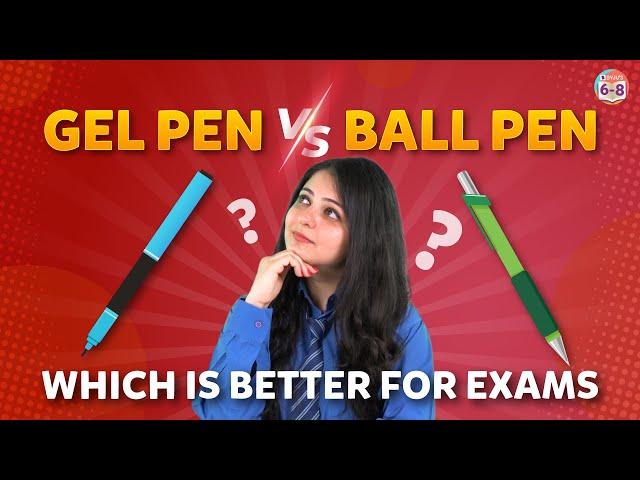 Gel Pen vs Ball Pen || Which is better for exams | BYJUS 6,7&8 Classes | #byjus