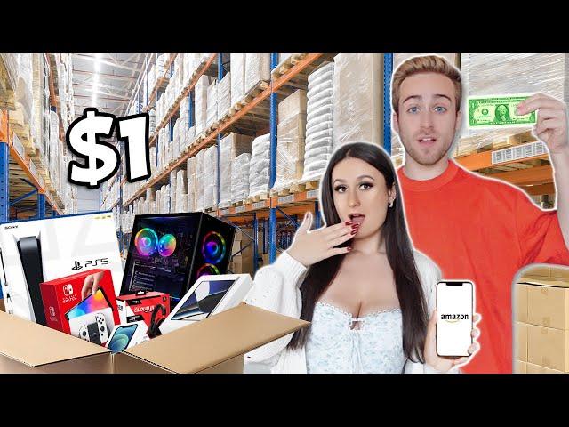 We Went To A $1 Amazon Return Store *CRAZY FINDS*