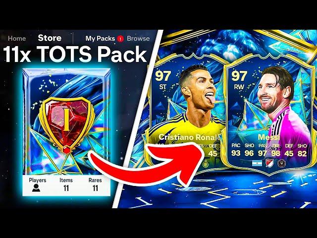 RANK 1  11x ULTIMATE TOTS PACKS!  FC 25 Ultimate Team