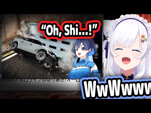 Fubuki's Reaction To Clip Of Kronii Crashing Out On Reine Is Too Funny【Hololive】