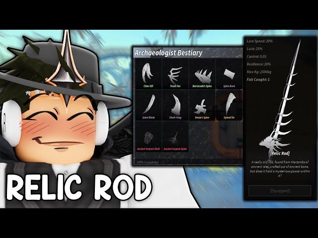 How to Get NEW RELIC ROD and FULL BESTIARY in FISCH UPDATE (Roblox Fisch)