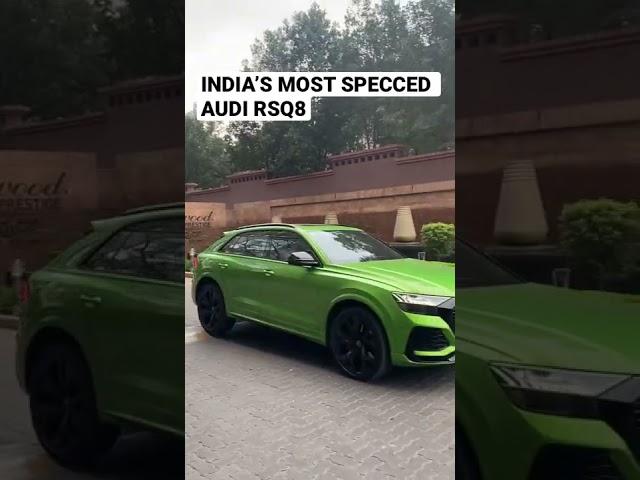 India’s most specced #audi RSQ8 in #bangalore #karnataka #india #youtubeshorts #shorts