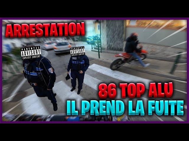 ‍️ ARRESTATION EN 86 TOP ALU : IL PREND LA FUITE EN 450 CRF !