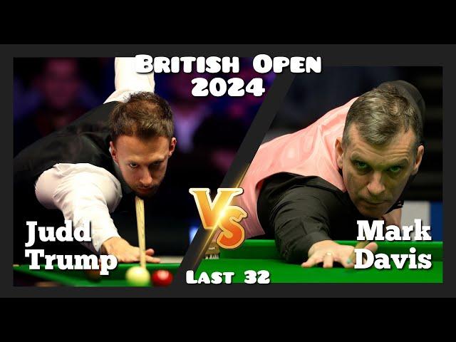 Judd Trump vs Mark Davis - British Open Snooker 2024 - Last 32 Live (Full Match)