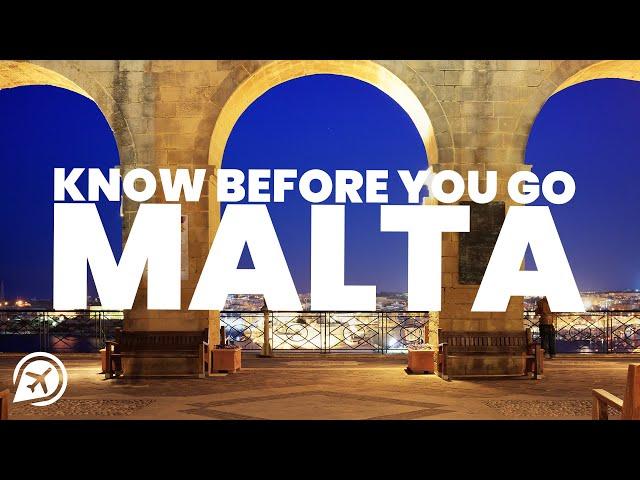 Things to KNOW before you VISIT MALTA