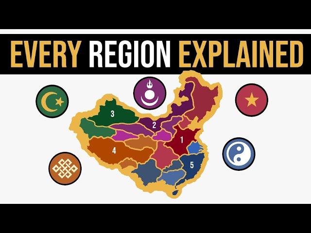 The 5 CULTURAL REGIONS of China Explained