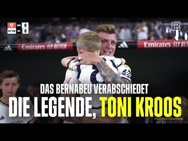 Gänsehaut! Das Bernabeu verabschiedet die Legende Toni Kroos 