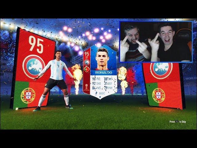 РЕАКЦИИ ФИФЕРОВ НА ВЫПАДЕНИЕ РОНАЛДУ В ПАКЕ || RONALDO IN A PACK