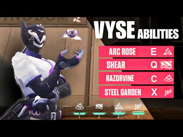New "VYSE" All Abilities Explained | VALORANT New Agent