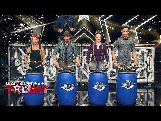 Drums2Streets trommeln gerne auf Abfall | Das Supertalent 2017 | Sendung vom 30.09.2017