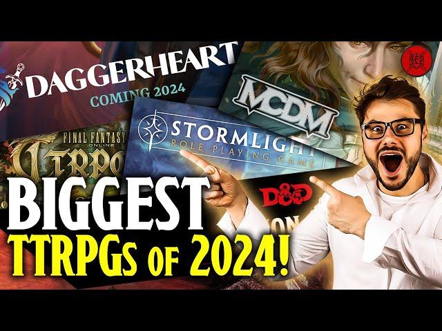 11 Biggest TTRPGs Arriving In 2024! Best TTRPG Year EVER?!