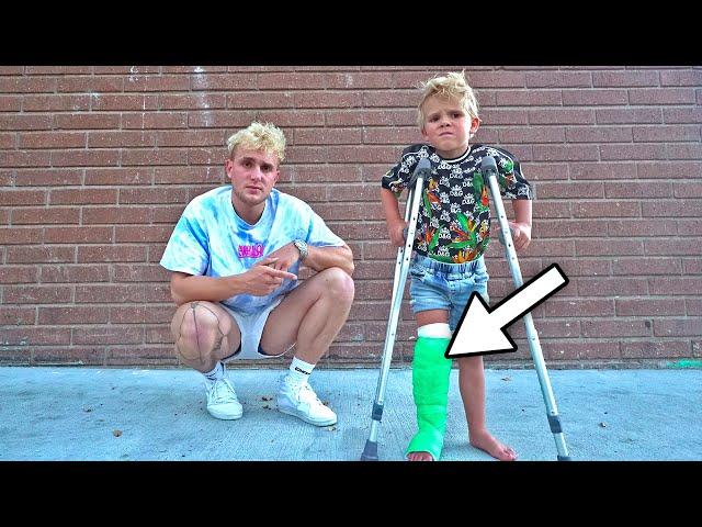 Tydus BROKE HIS LEG!! (hospital)