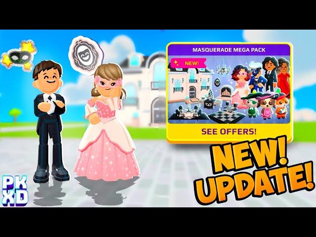 PK XD NEW UPDATE! | MASQUERADE BALL | BUYING ALL ITEMS! 