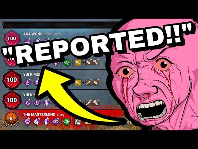 SALTY Survivors REPORTED ME For WINNING!? | Dead by Daylight