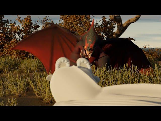 Light Fury needs help [HTTYD 3D ANIMATION]