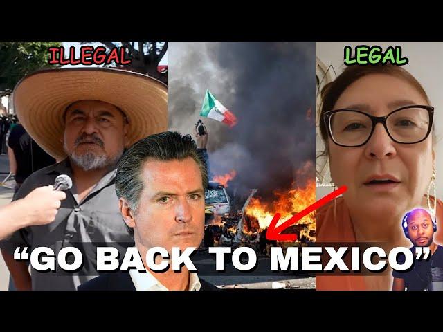 Mexican Americans Demand Illegals to "Go Back to Mexico"