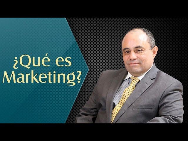 ¿Qué es marketing?