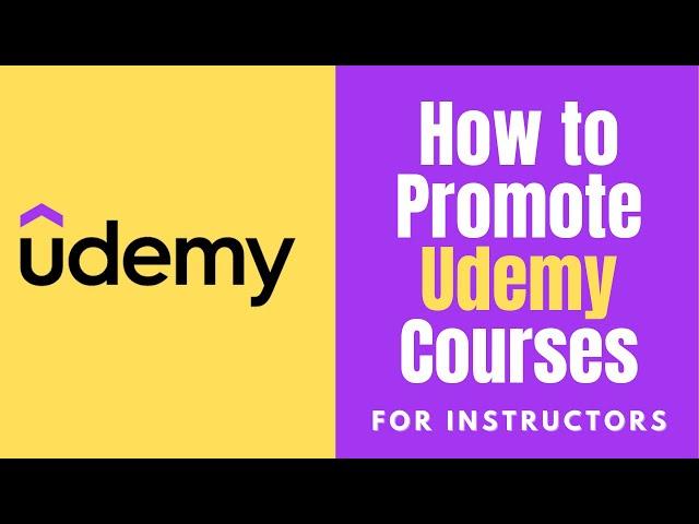 Instructors Promote Your Udemy Courses with Try Discount Coupons FREE