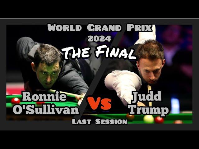 Ronnie O'Sullivan vs Judd Trump - World Grand Prix Snooker 2024 - Final - Last & Full Session Live