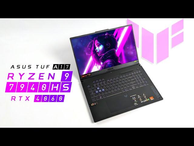 This Ryzen 9 7940HS Gaming Laptop Is Crazy FAST! 2023 ASUS TUF A17 Hands-On Review