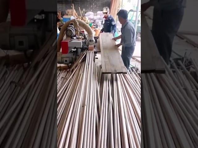 [임업기계] 나무봉 제조기  wooden stick machine