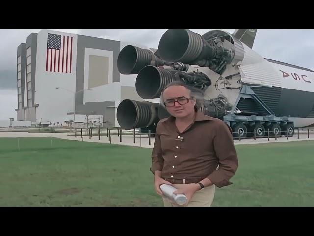 The Most Perfectly Timed Shot on Television - James Burke Rocket Launch  4k60