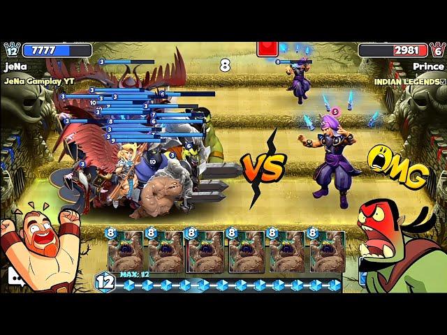 Most Biggest Troops Heavy Rush Fight! Castle Crush