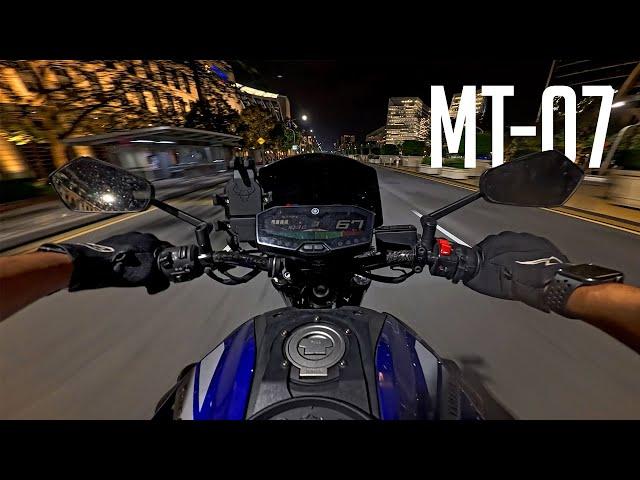 Yamaha MT 07 Pure Sound with Insta360 Ace Pro 2