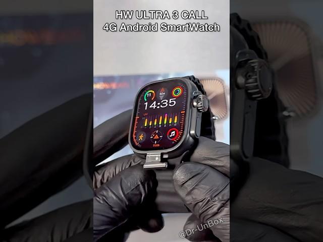 HW ULTRA 3 CALL 4G Android Smart Watch with SimCard & Camera️ #shorts #trending #video #sports #4g