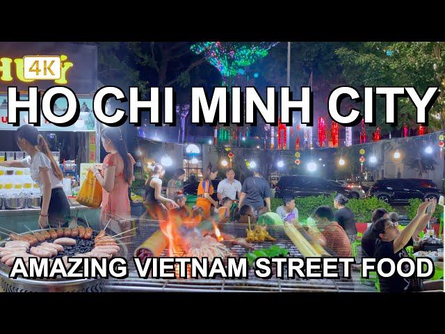 Ultimate VIETNAMESE STREET FOOD TOUR at Saigon Night Market! 