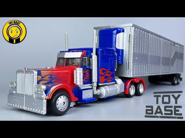 【Perfect Optimus Prime + Trailer】Transformers MB-11 Leader Class Optimus Prime Truck Robot Toys