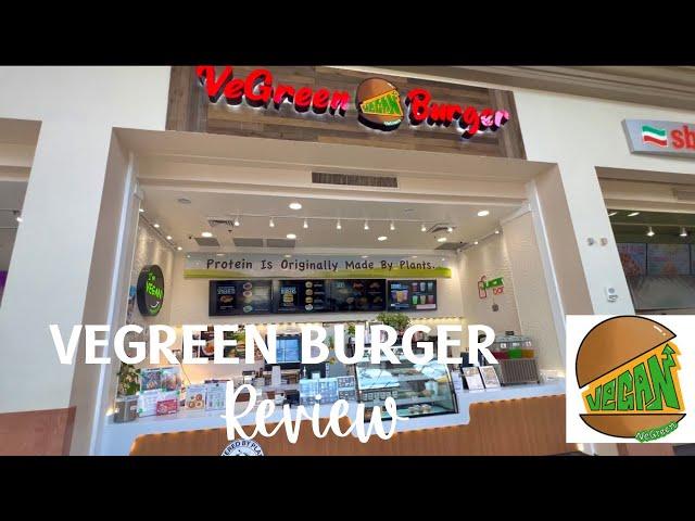 VEGAN FAST FOOD | VEGREEN BURGER REVIEW