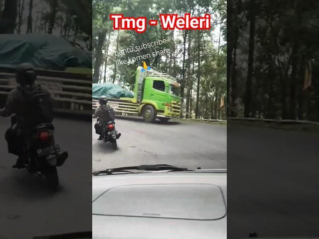 jalur Temanggung Weleri via Sukorejo Kendal #shorts #truck #trip