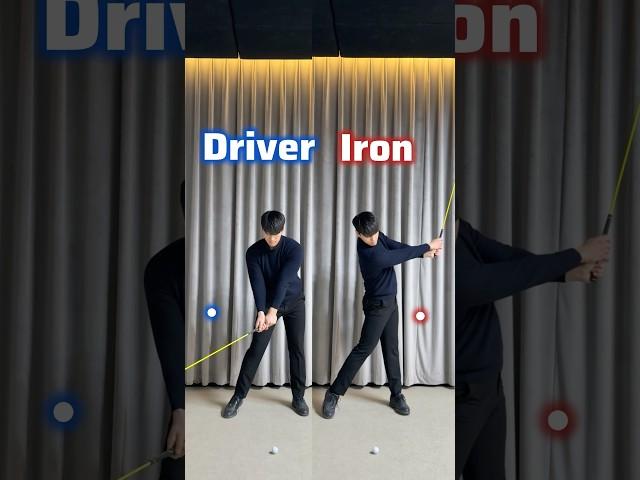 [김동현프로] 드라이버와 아이언 바람소리 위치가 다릅니다 ️