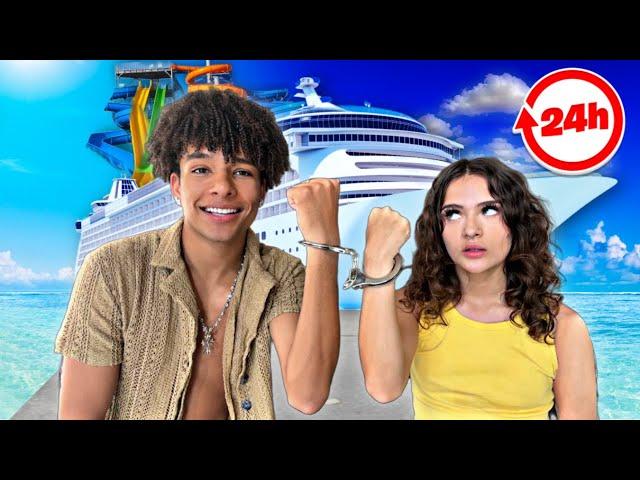 Handcuffed To My GIRLFRIEND For 24 HOURS On A CRUISE!!