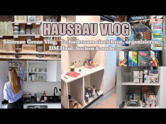 Technikraum aufbauen & organisieren, Sostrene Grene Vlog, Dm Haul, kochen & mehr! I Stefanie Le