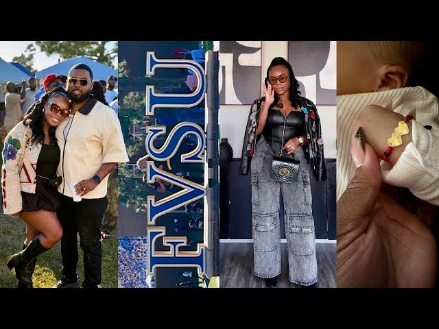 VLOG | She’s Here  Hurricane Aftermath, FVSU Homecoming, Usher ATL Concert, Campaign BTS + More .