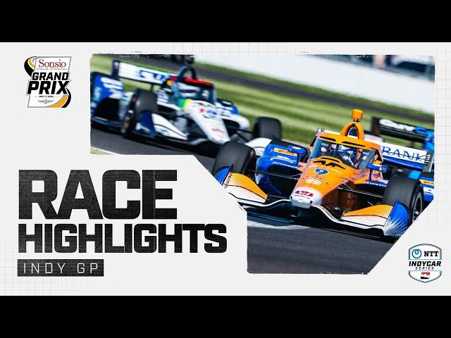 Race Highlights | 2024 Sonsio Grand Prix at Indianapolis Motor Speedway | INDYCAR SERIES