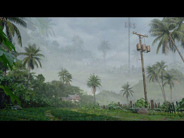 KERALA MONSOON ||  CINEMATIC ANIMATION || YOGESH BHERE || A RAINY DAY IN KERALA